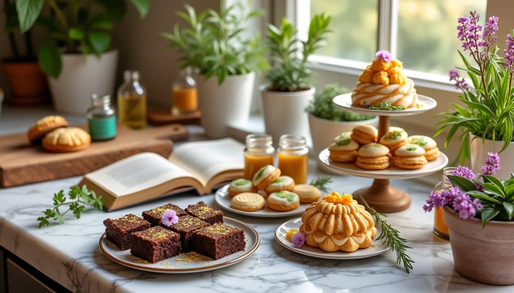 discover delicious dessert recipes infused with cbd to satisfy your sweet cravings. explore creative ways to incorporate cbd into your favorite treats, from brownies to ice creams, and enjoy the perfect blend of taste and relaxation.